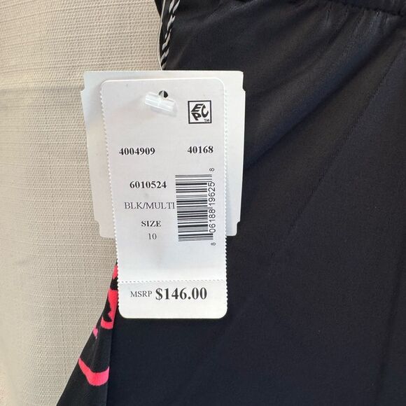 Magicsuit Neon Nature Jill One Piece Swimsuit High Neckline Black Neon 10 NWT - Picture 6 of 13